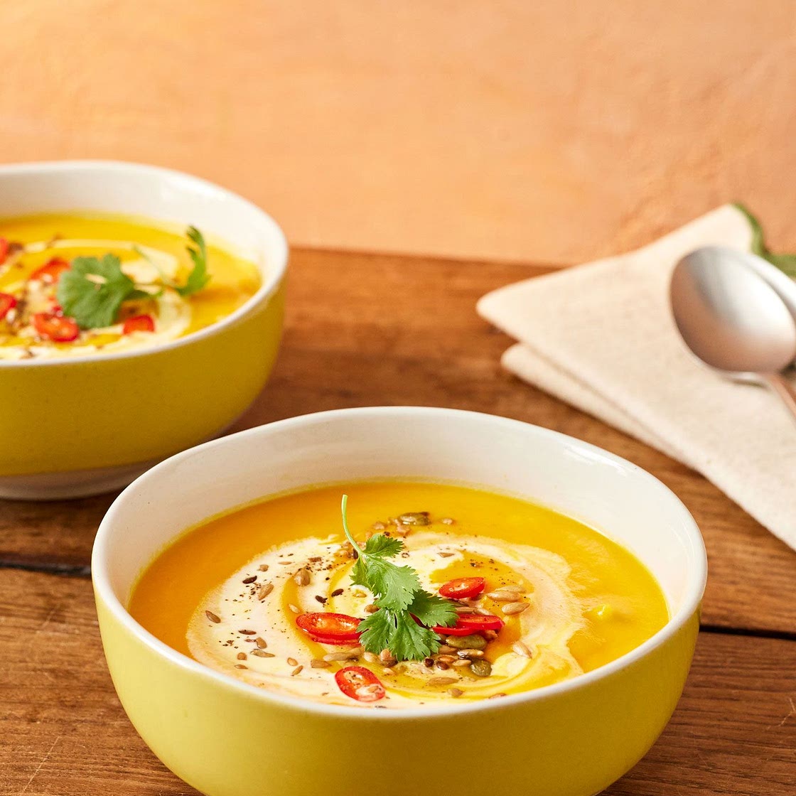 Spicy squash soup