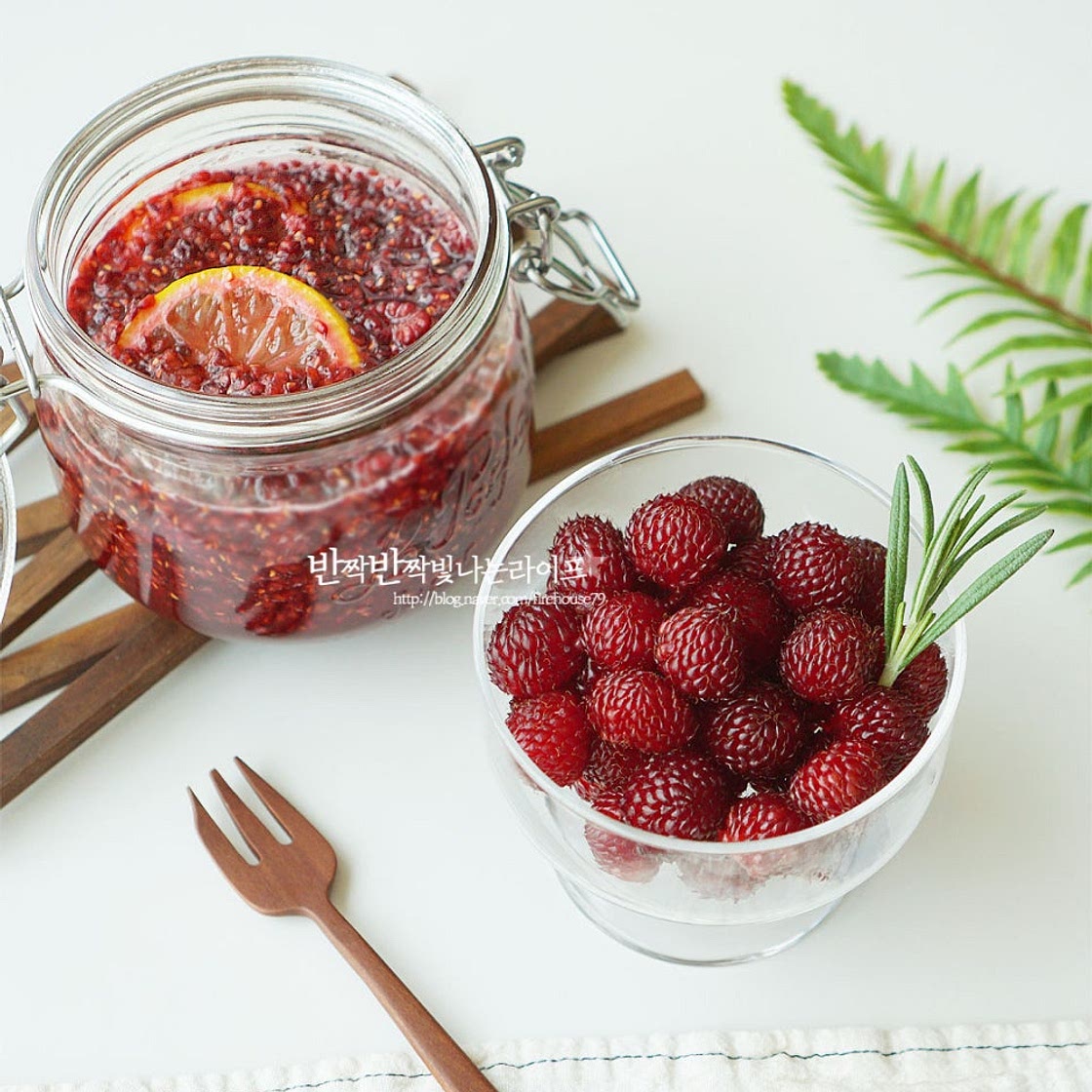 산딸기 세척 산딸기 철 보관 산딸기청