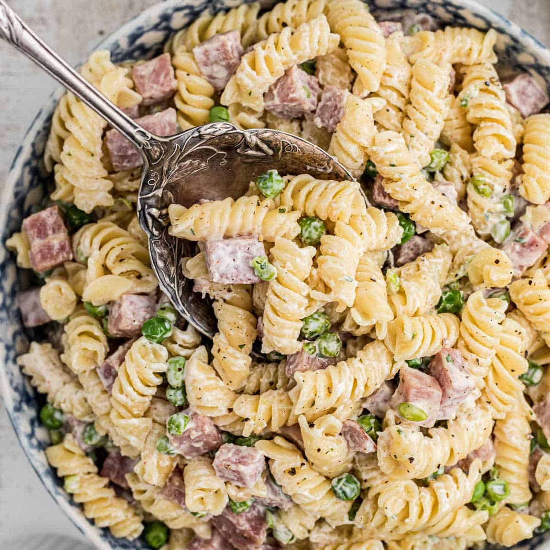 Ruby Tuesday Ham and Pea Pasta Salad