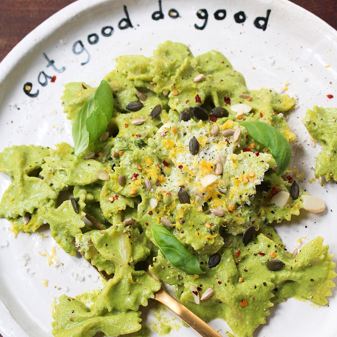 Tenderstem Broccoli Pesto Pasta
