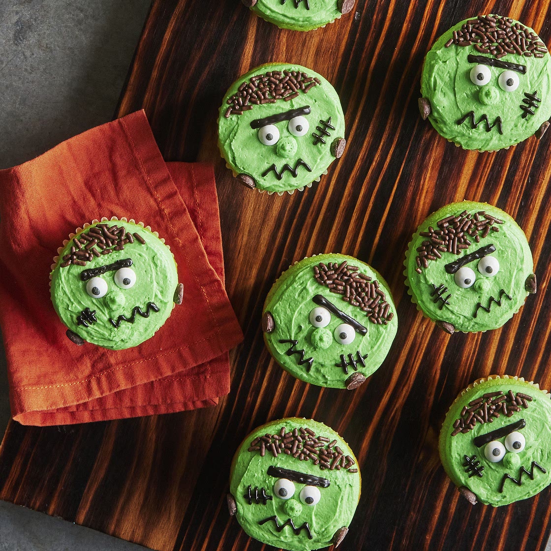 Frankenstein Cupcakes