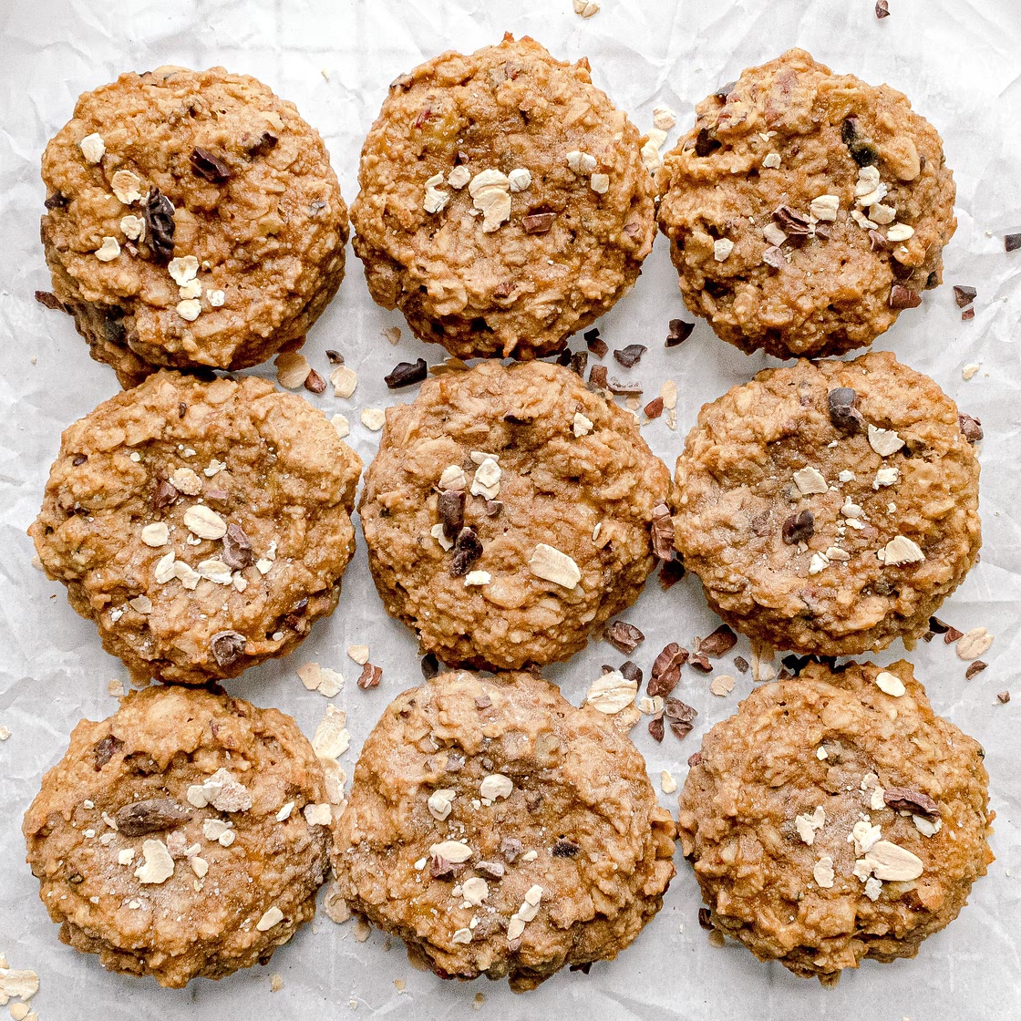 Vegan Peanut Butter Oatmeal Cookies - Easy, Gluten-Free!