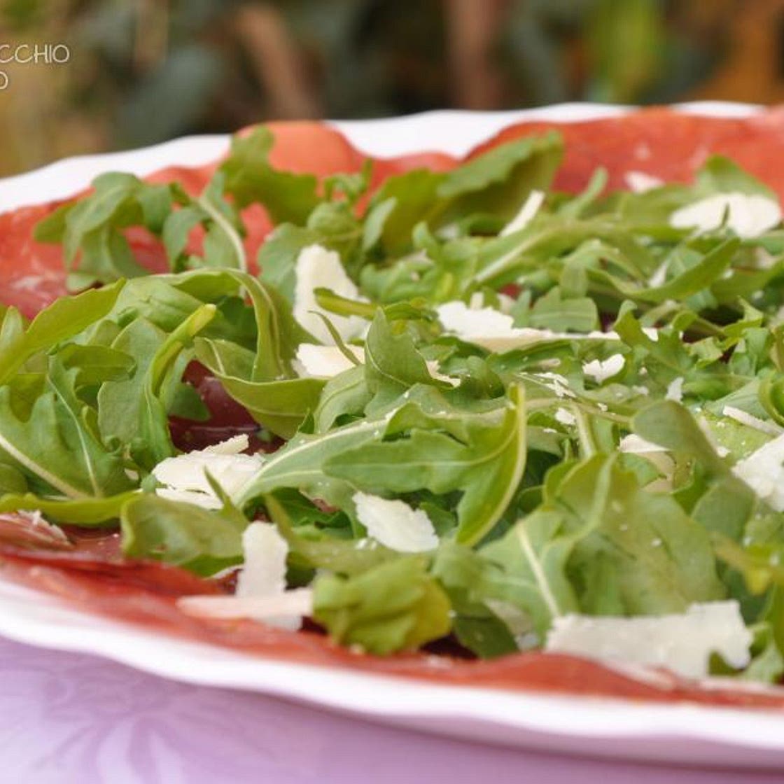 Carpaccio di bresaola e rucola