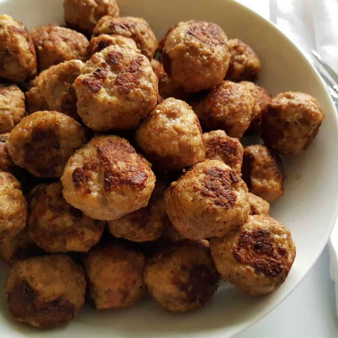 Beef and pork meatballs