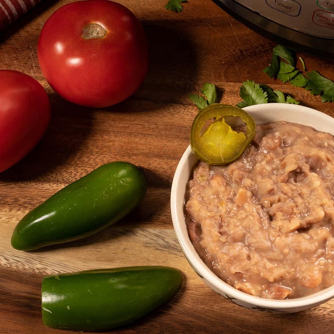 Instant Pot Vegan Refried Beans