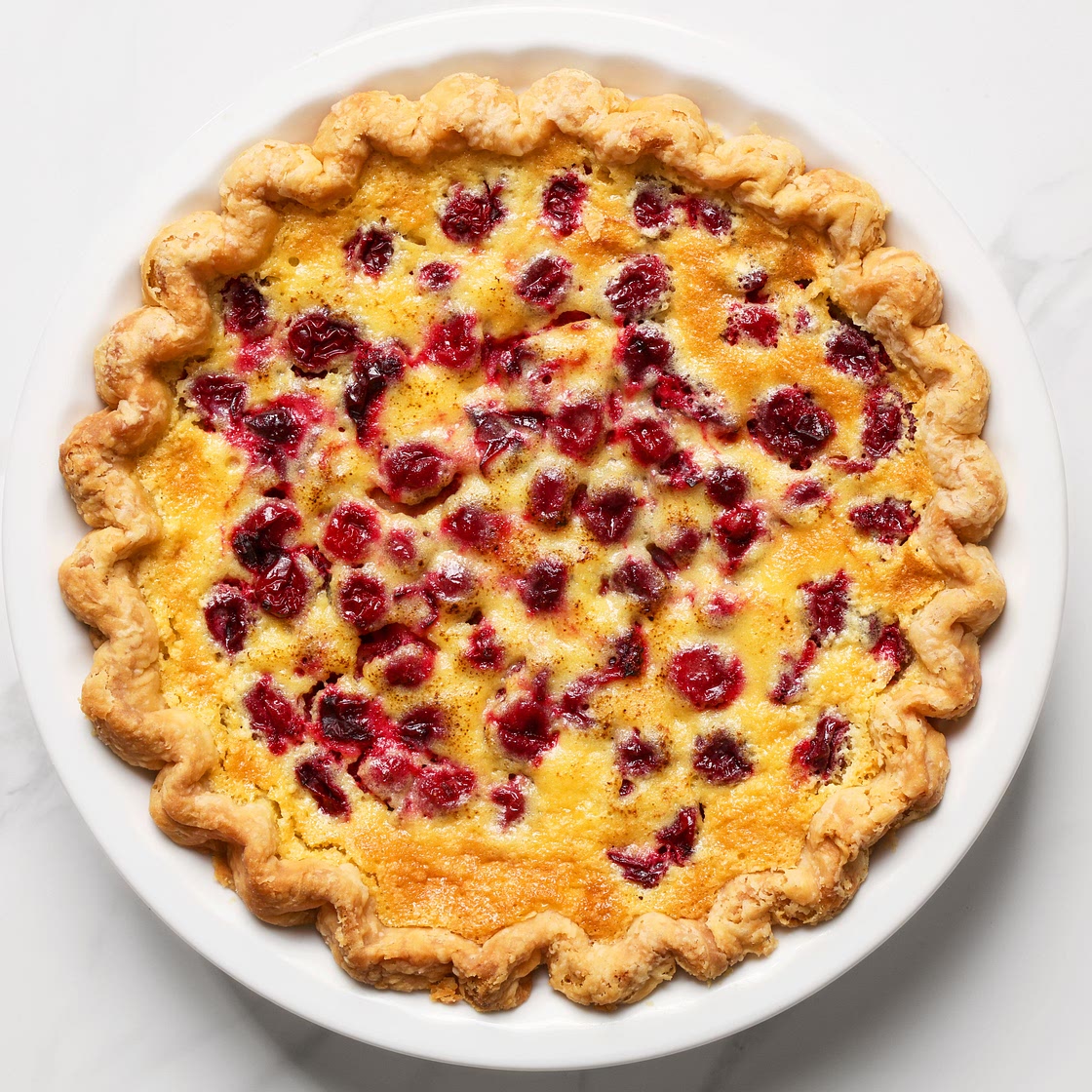 Cranberry Chess Pie