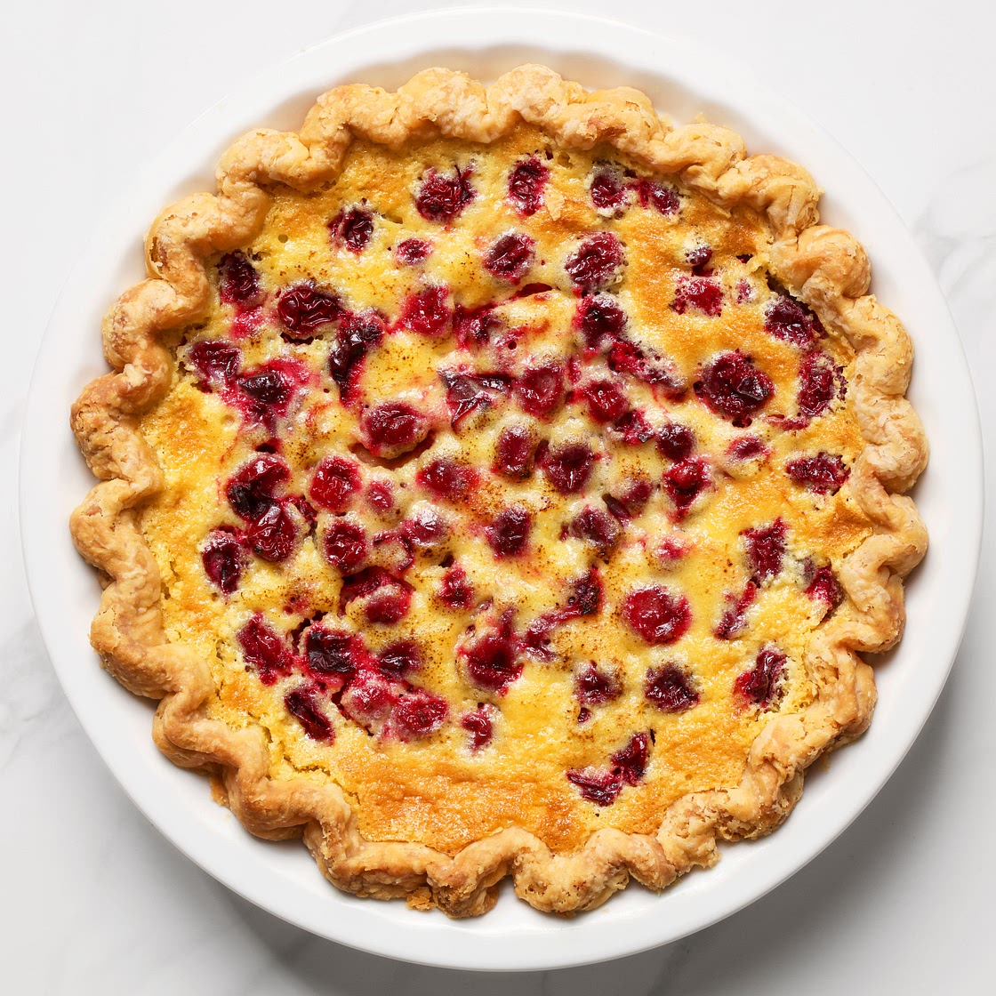 Cranberry Chess Pie