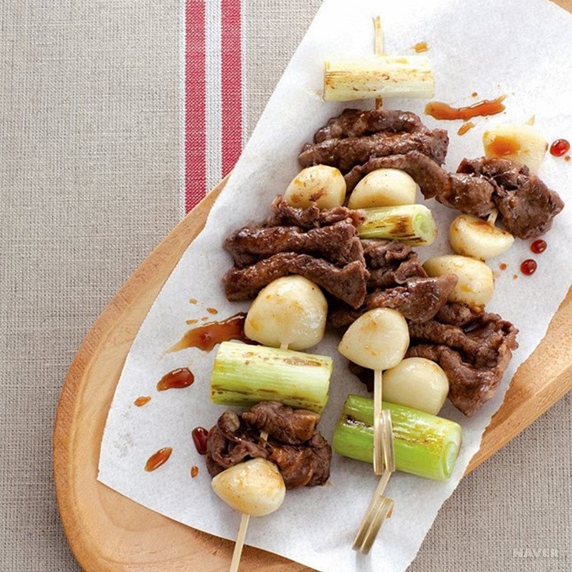 마늘 쇠고기말이 꼬치구이 만드는 법