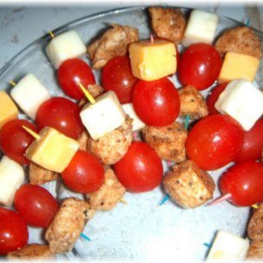 Taco Chicken Tomato Appetizer Sticks