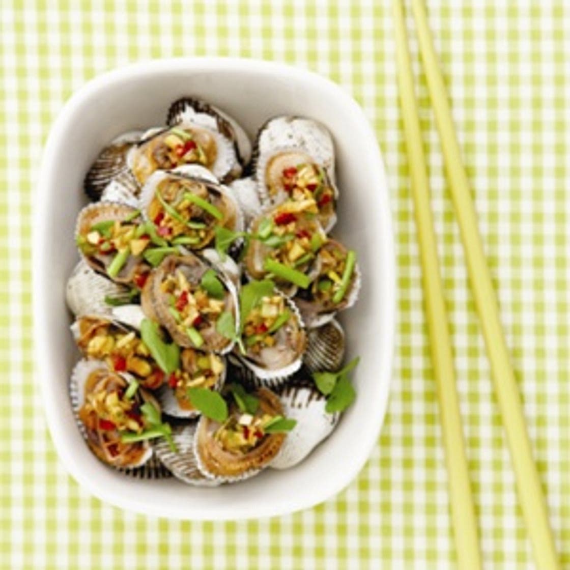 미나리꼬막간장무침