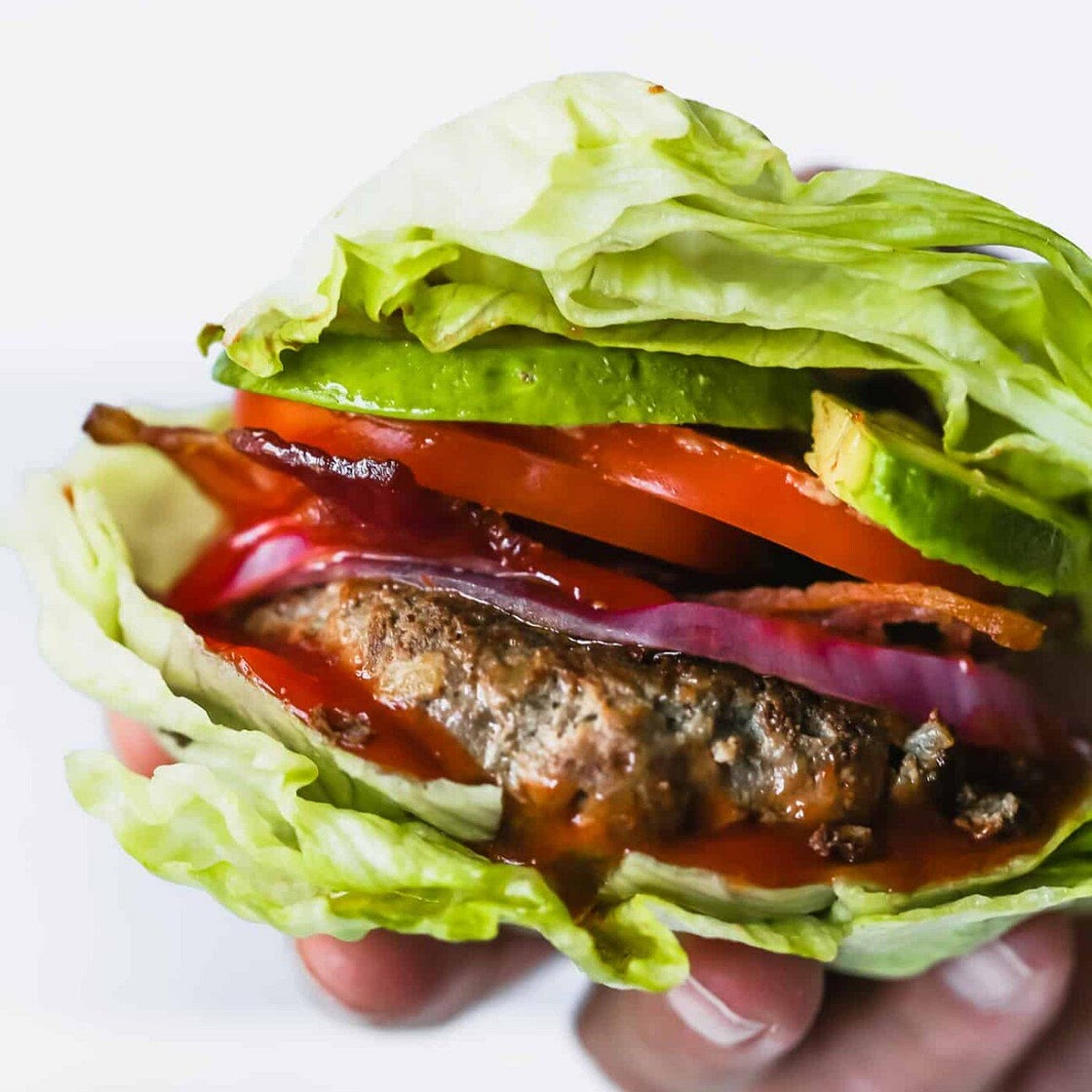 Easy Low-carb Bunless Burgers