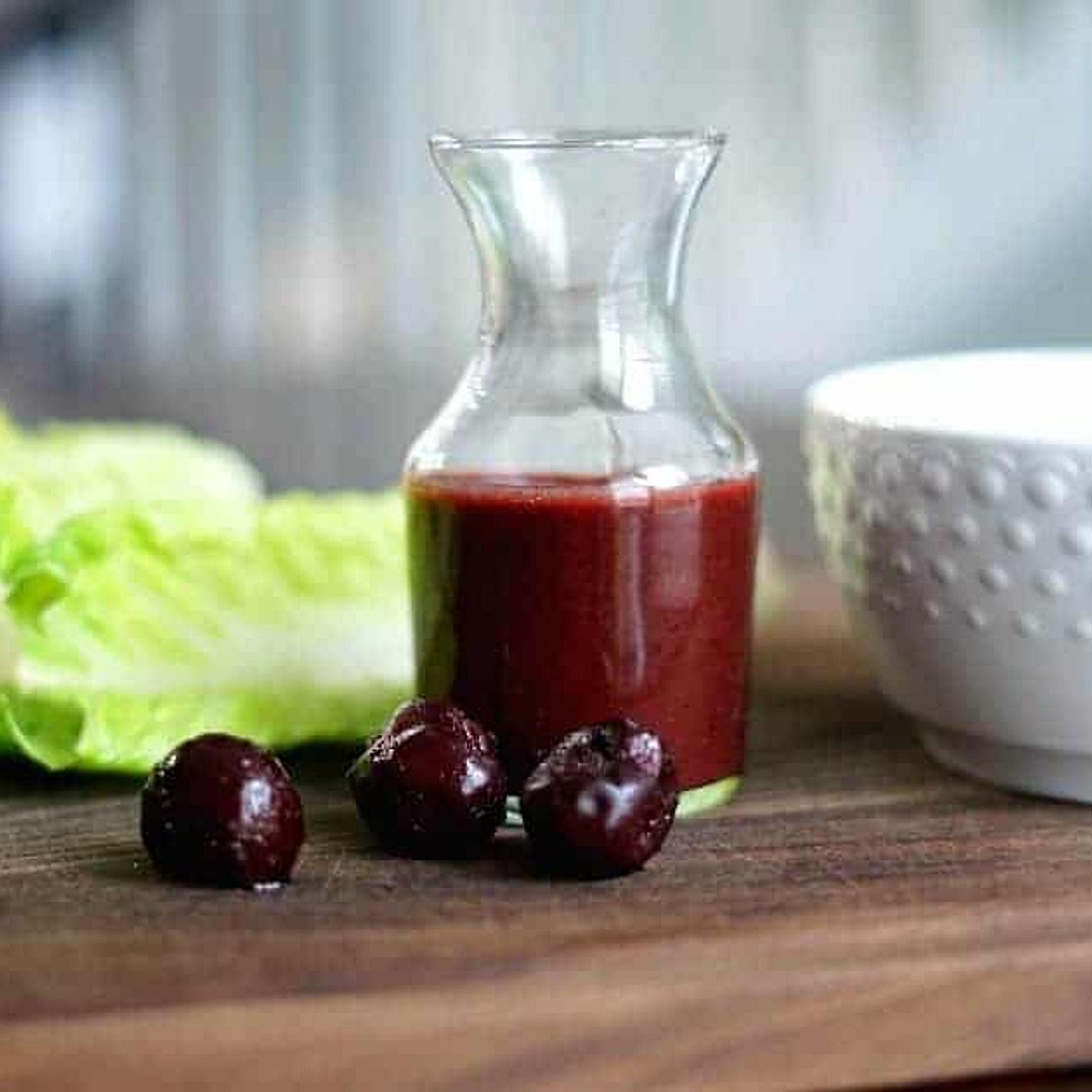 5 Ingredient Cherry Balsamic AIP Salad Dressing (AIP, Paleo, Vegan)