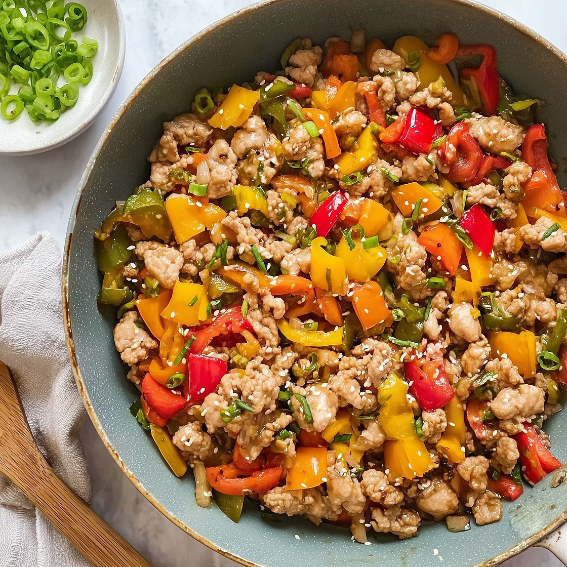 Ground Turkey and Peppers