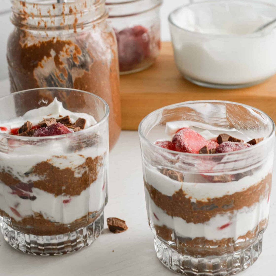Layered Chia Pudding Parfaits