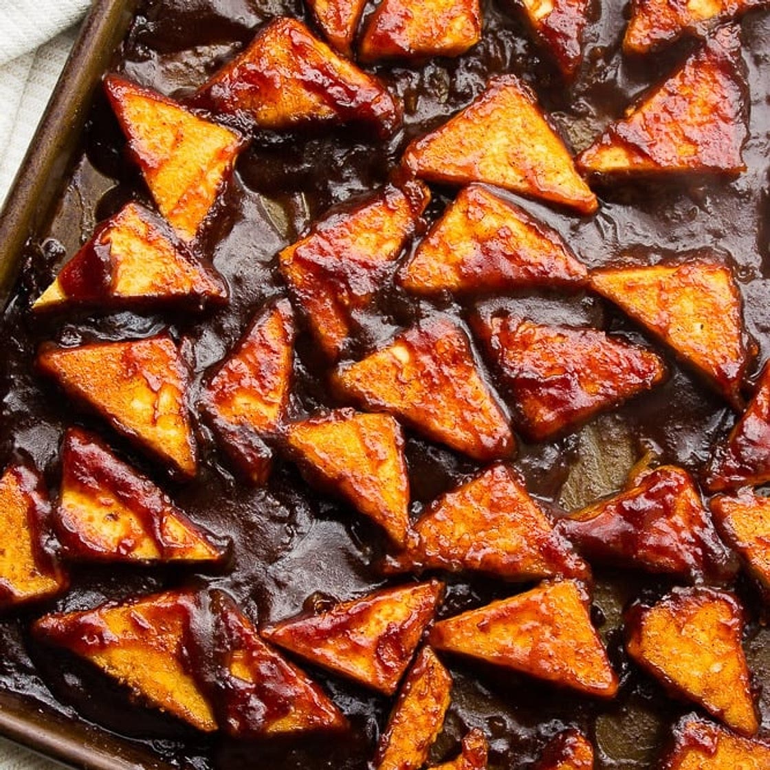 Crispy Baked BBQ Tofu