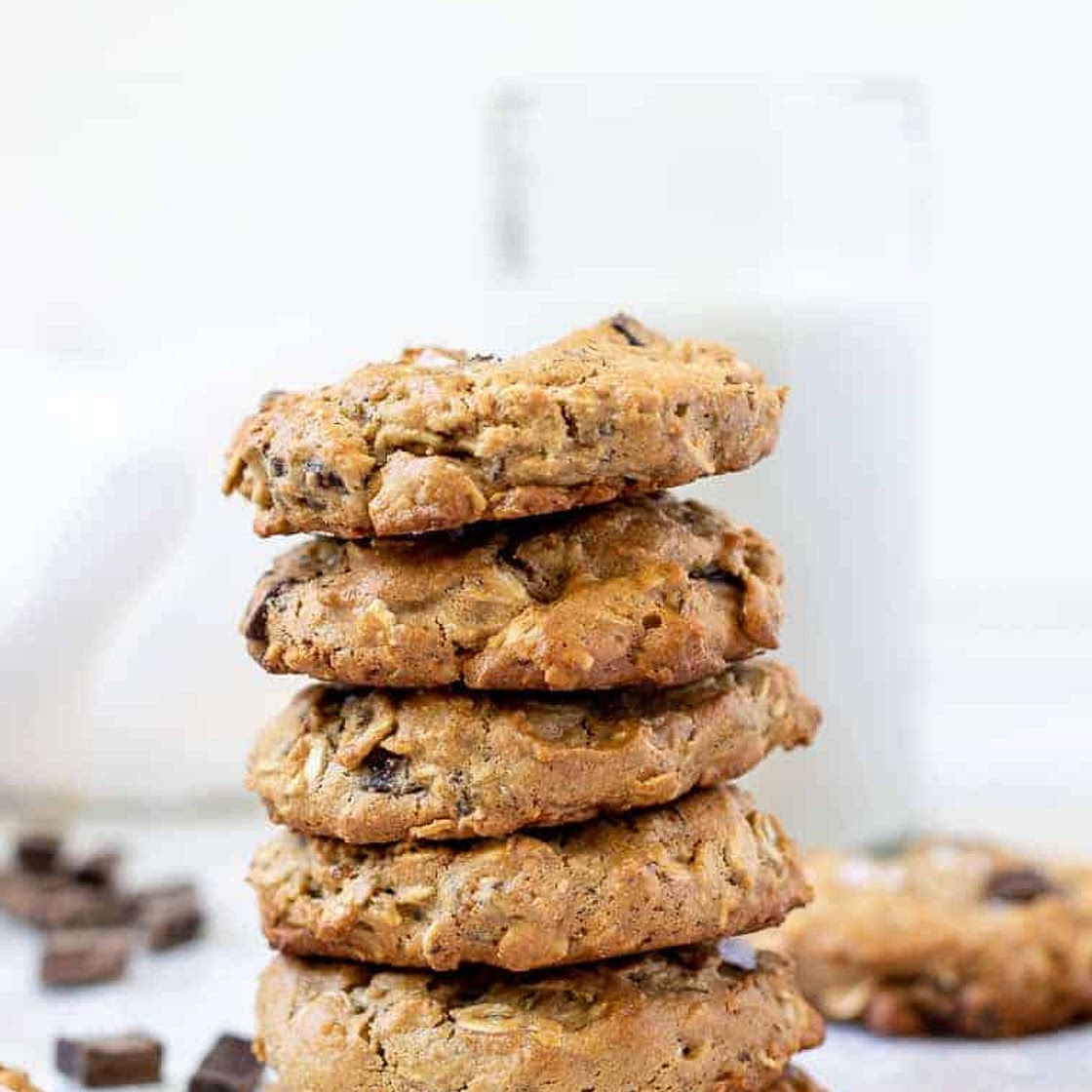 Best Vegan Oatmeal Chocolate Chip Cookies