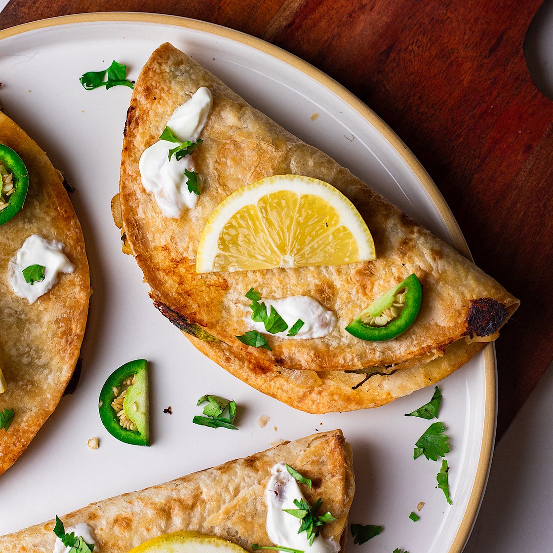 Crispy Baked Zucchini Feta Tacos