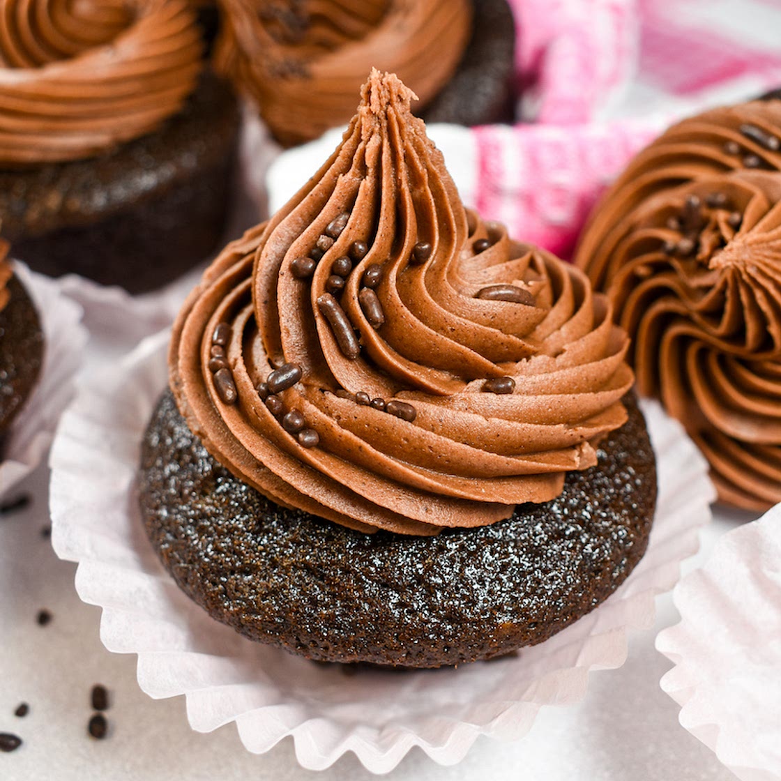 Eggless Chocolate Cupcakes