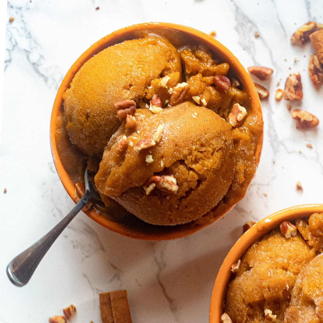 Pumpkin Nice Cream - Healthy Pumpkin Ice Cream Recipe