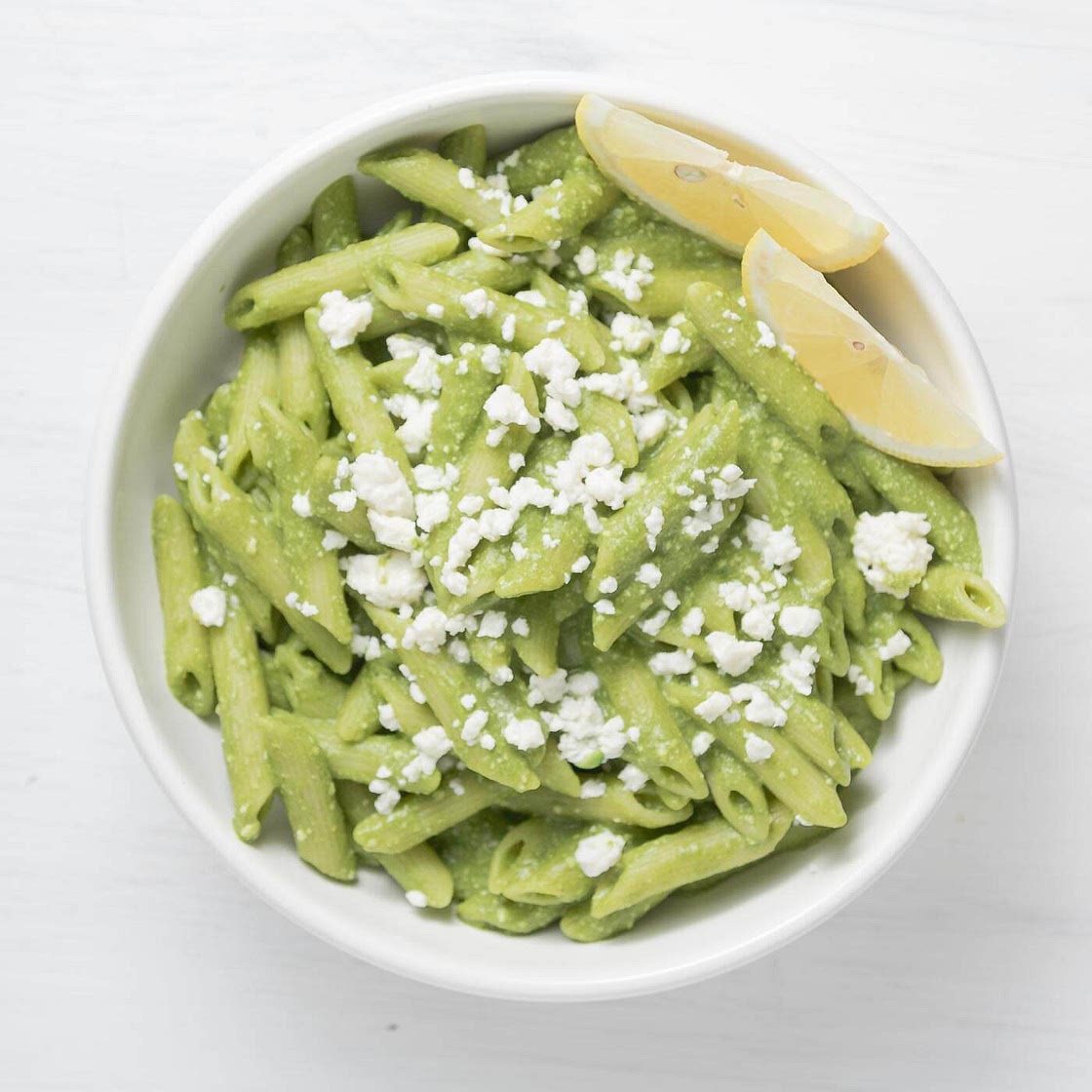Green Pea & Feta Pasta