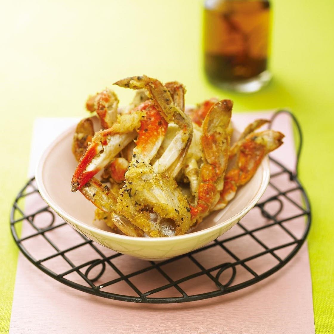 허브꽃게튀김 만드는 법