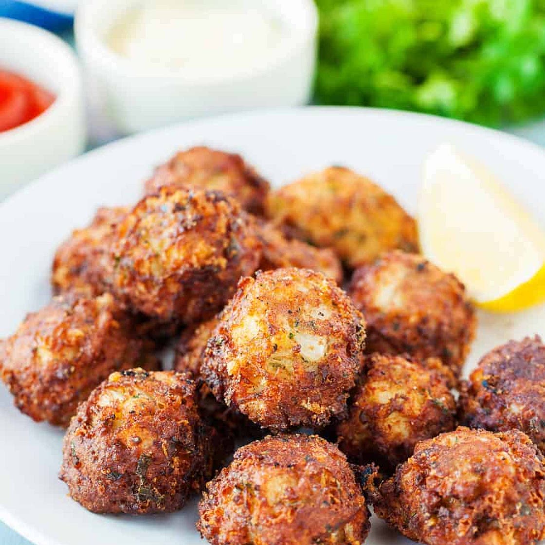 CHEESY WALLEYE NUGGETS