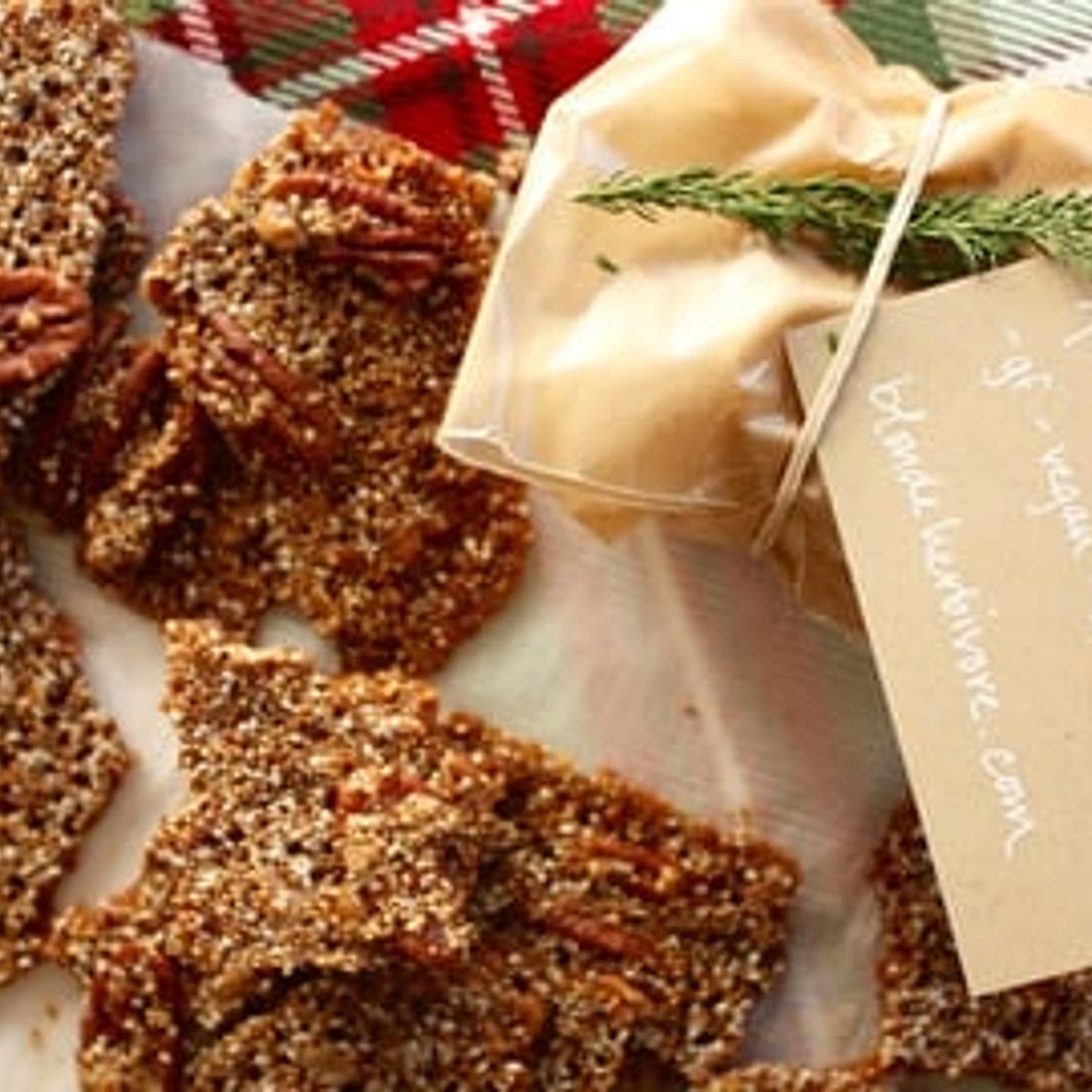 Pecan and Amaranth Brittle