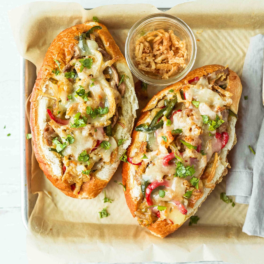 Philly Cheesesteaks with Jalapeños