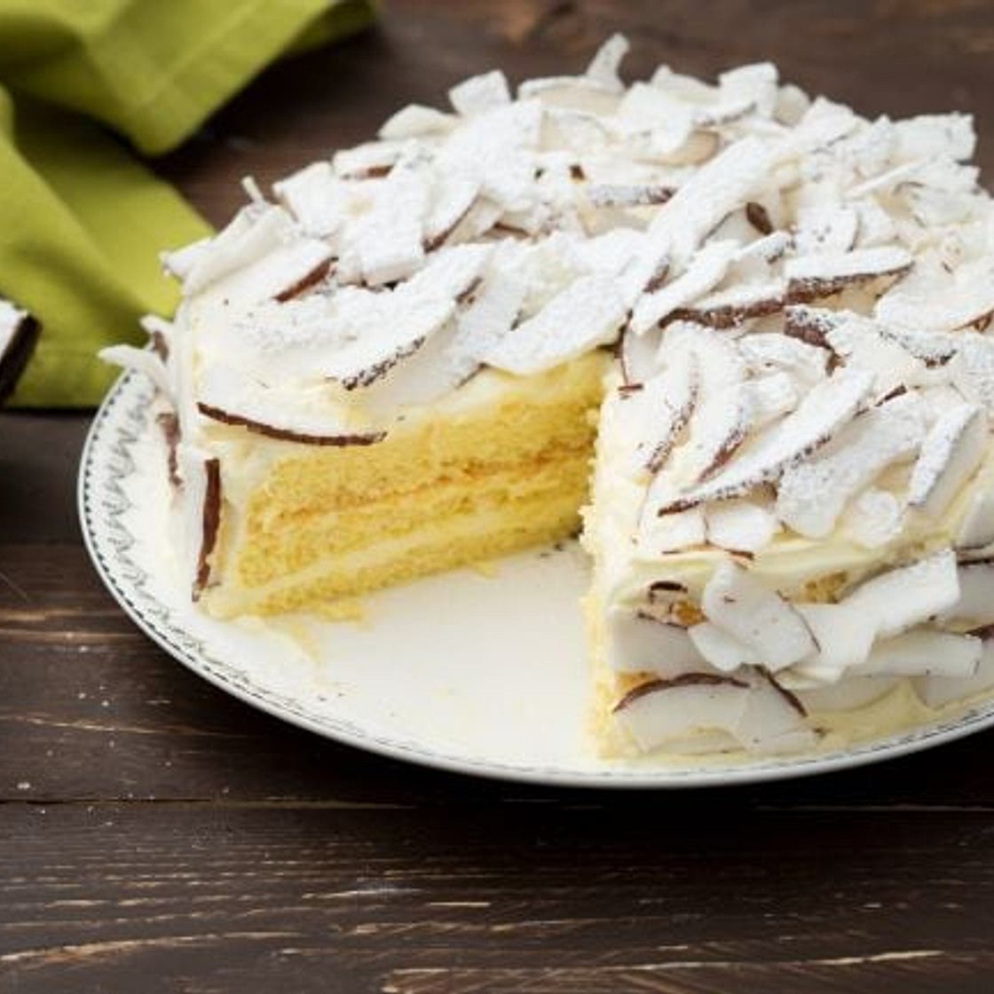 Torta cocco e limone