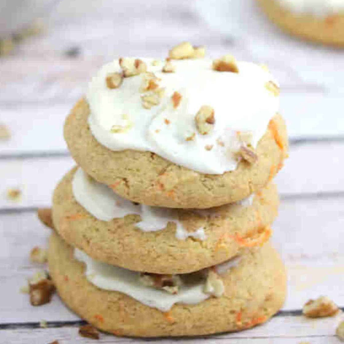 Carrot Cake Collagen Cookies (Gluten-free)