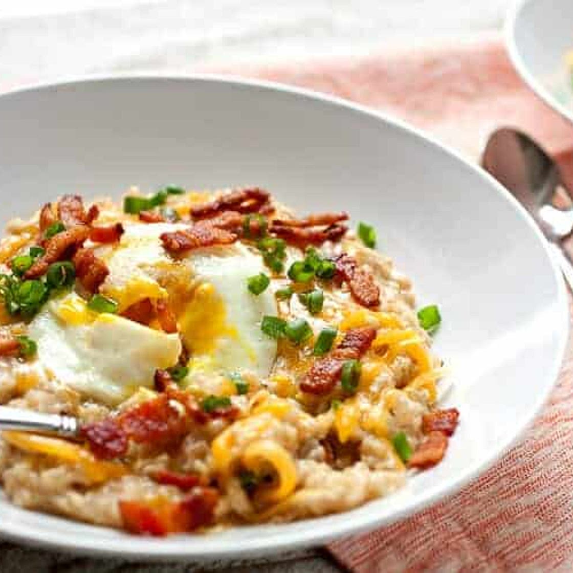 Bacon Cheddar Savory Oatmeal