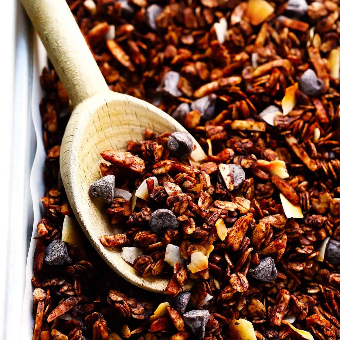 The Best Healthy Chocolate Granola