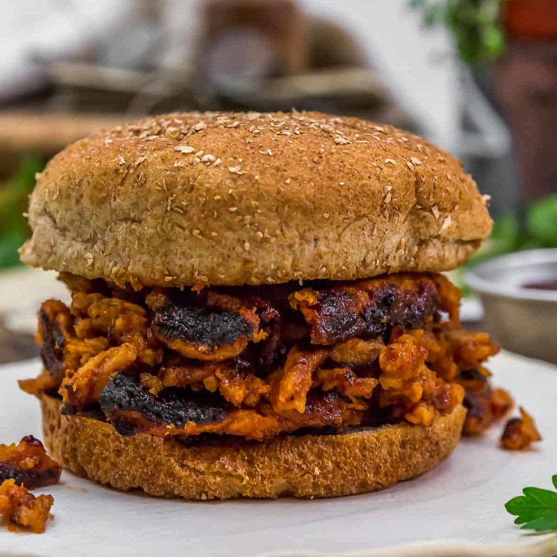 Easy Burnt Ends BBQ Soy Curls