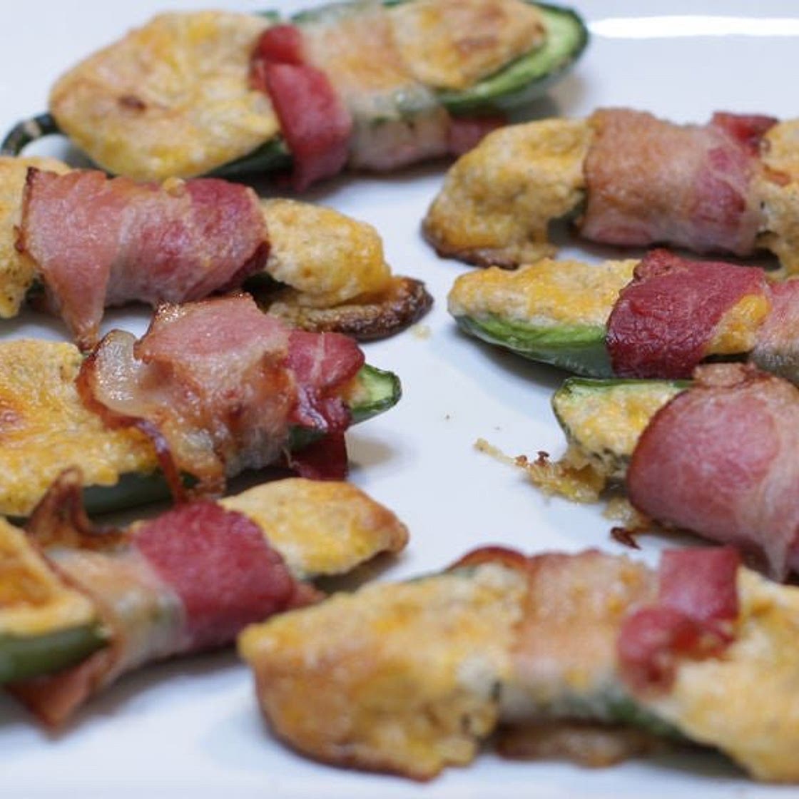 Bacon Wrapped Jalapeno Poppers