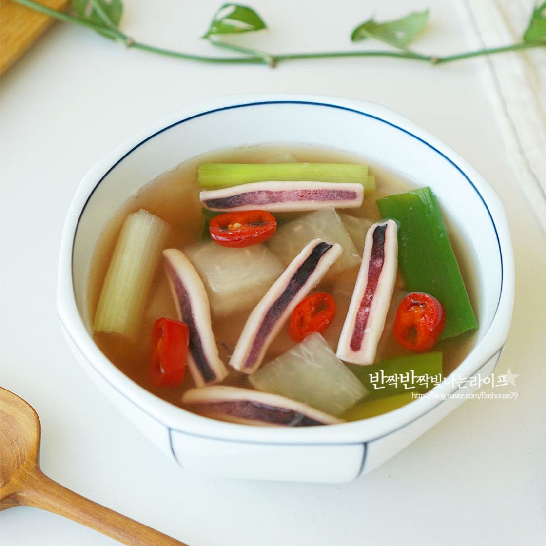 맑은 오징어무국 레시피 오징어무국 끓이기 오징어국 만드는 법