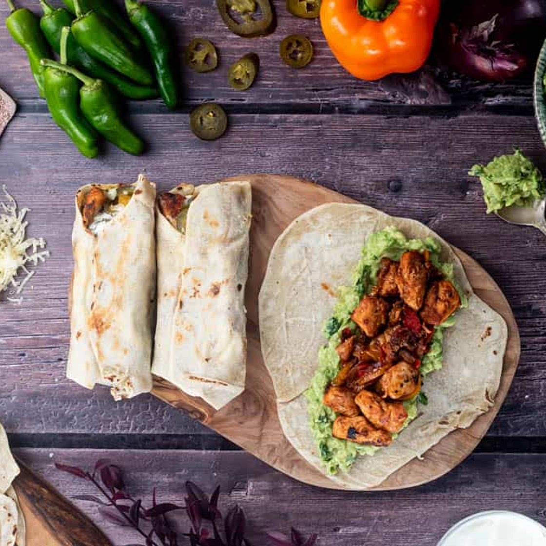 Chicken Fajita Wraps