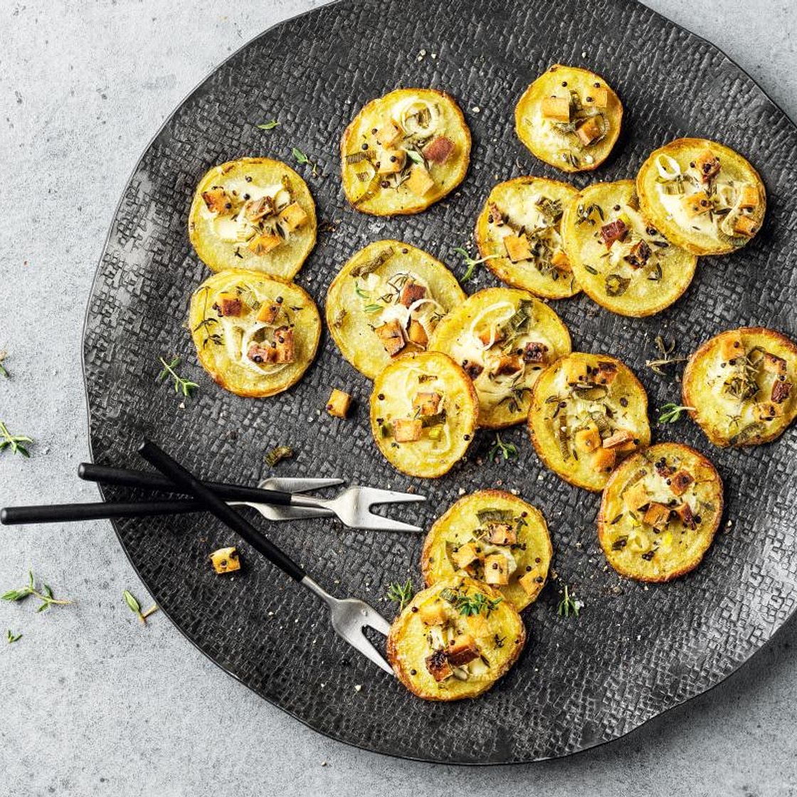 Kartoffel-Häppchen mit Tofu