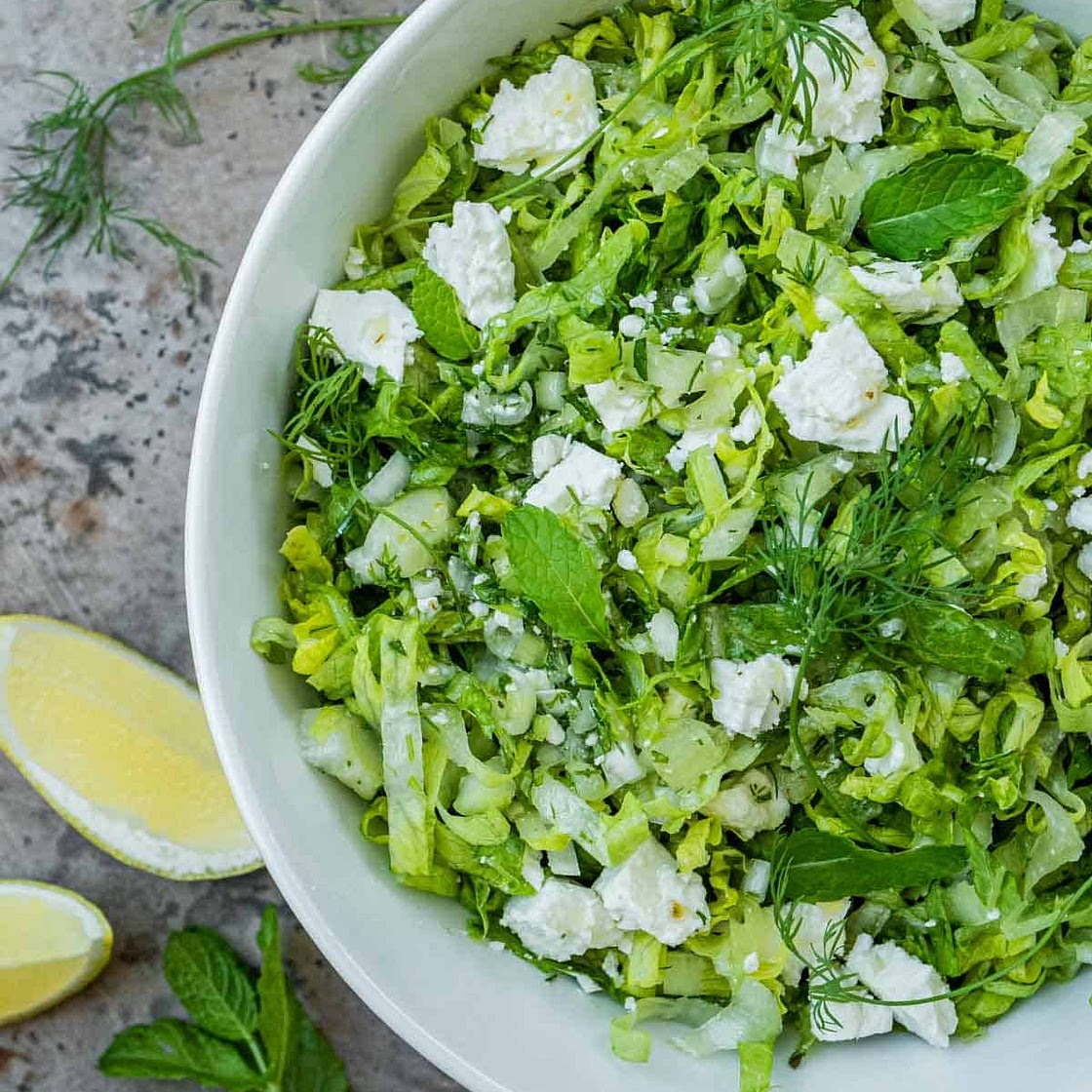 Maroulosalata (Greek Lettuce Salad)