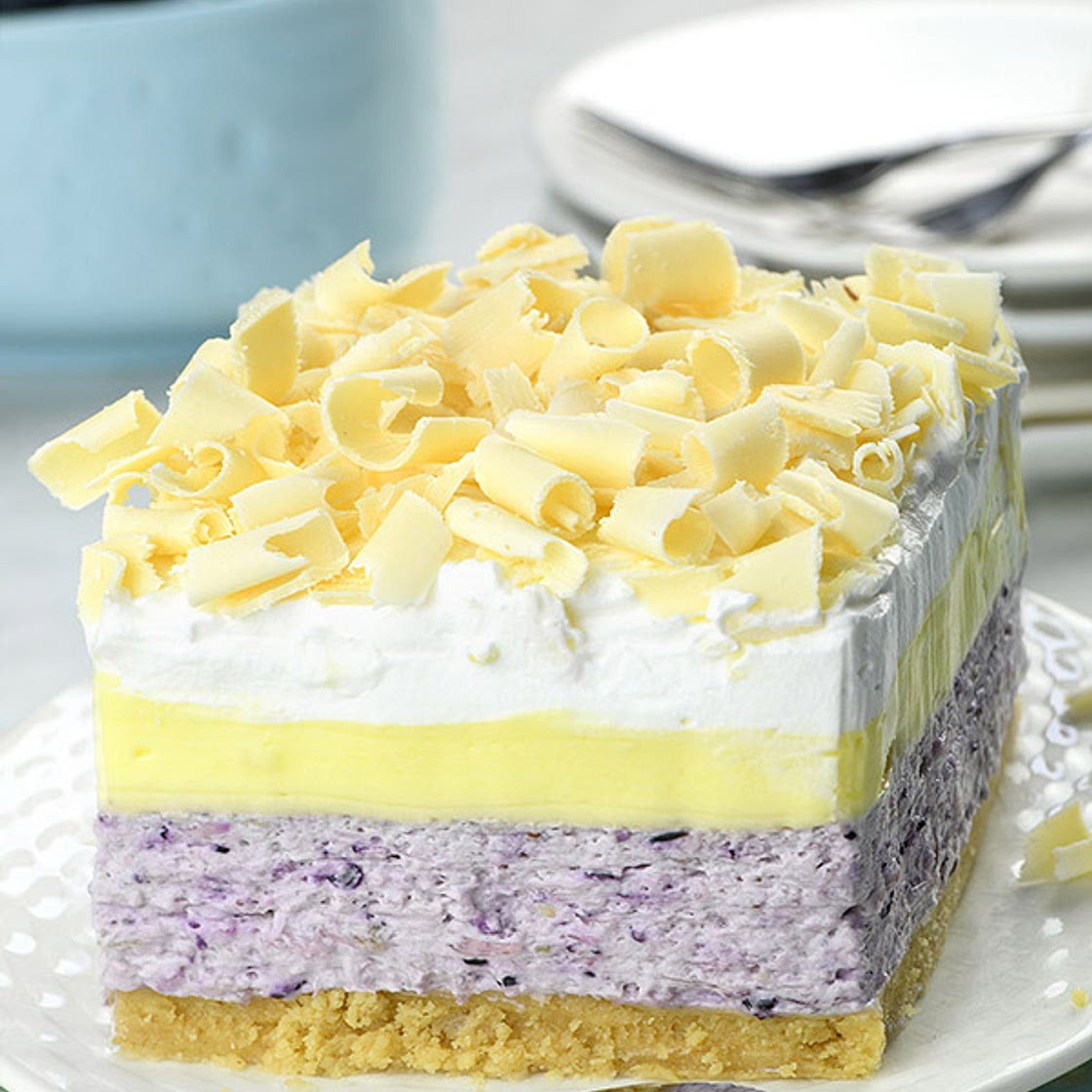 Lemon Blueberry Lasagna