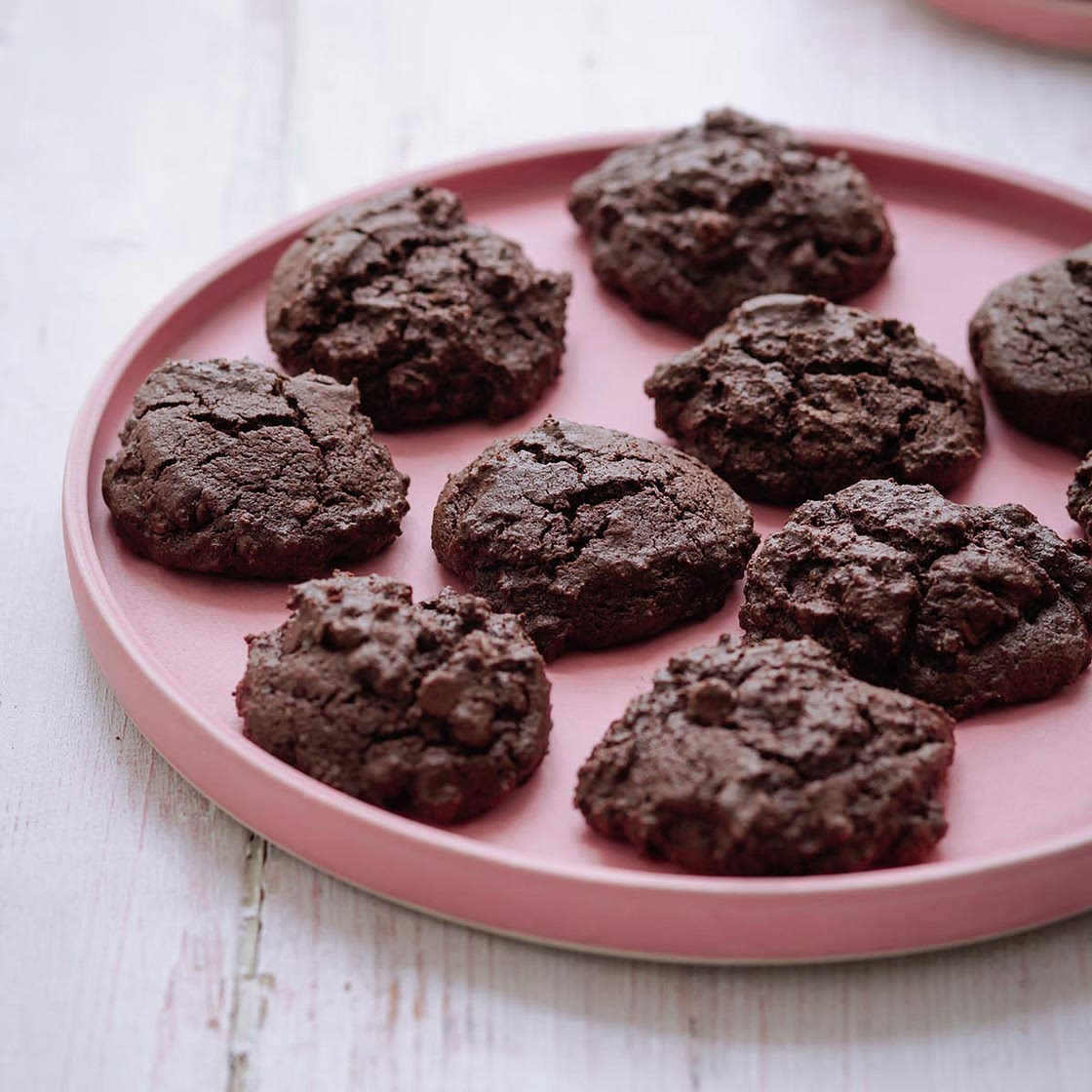 Triple Chocolate Buckwheat Cookies