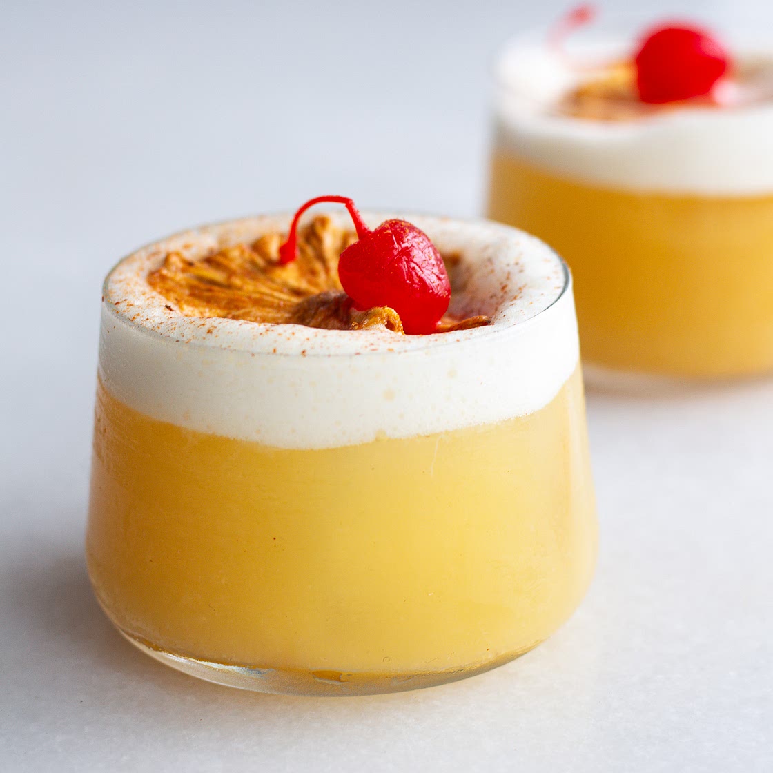 Pineapple Upside-Down Cake Cocktail