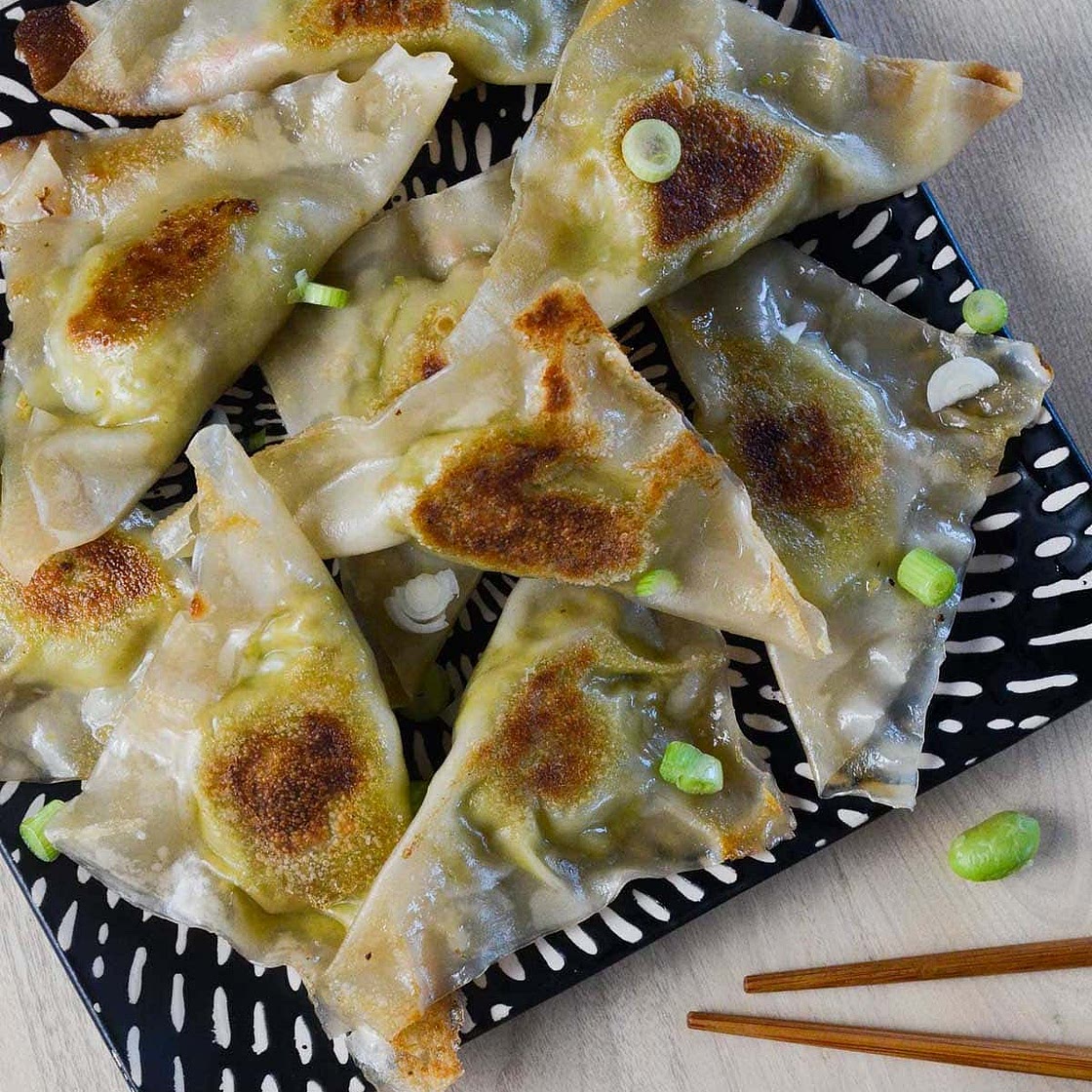 Edamame Dumplings (Vegan)