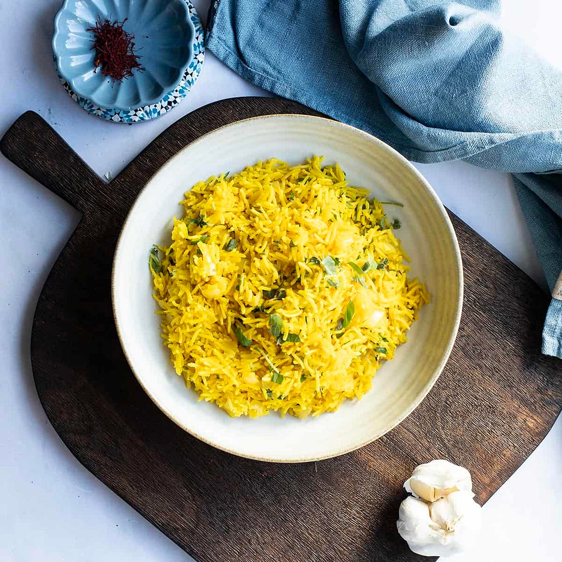 Spanish Saffron Rice (Arroz al Azafrán)