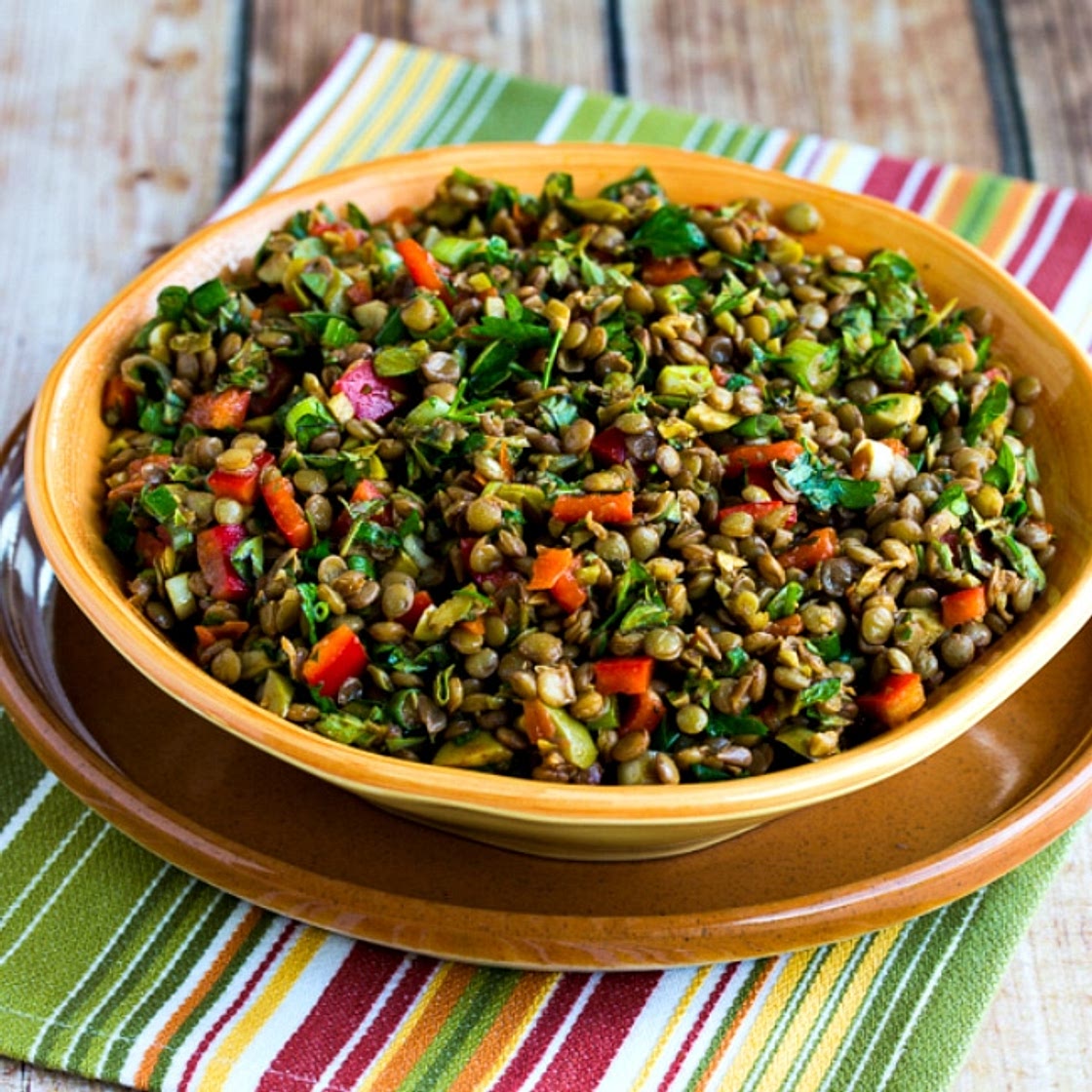Lentil Salad Recipe (with Green Olives)