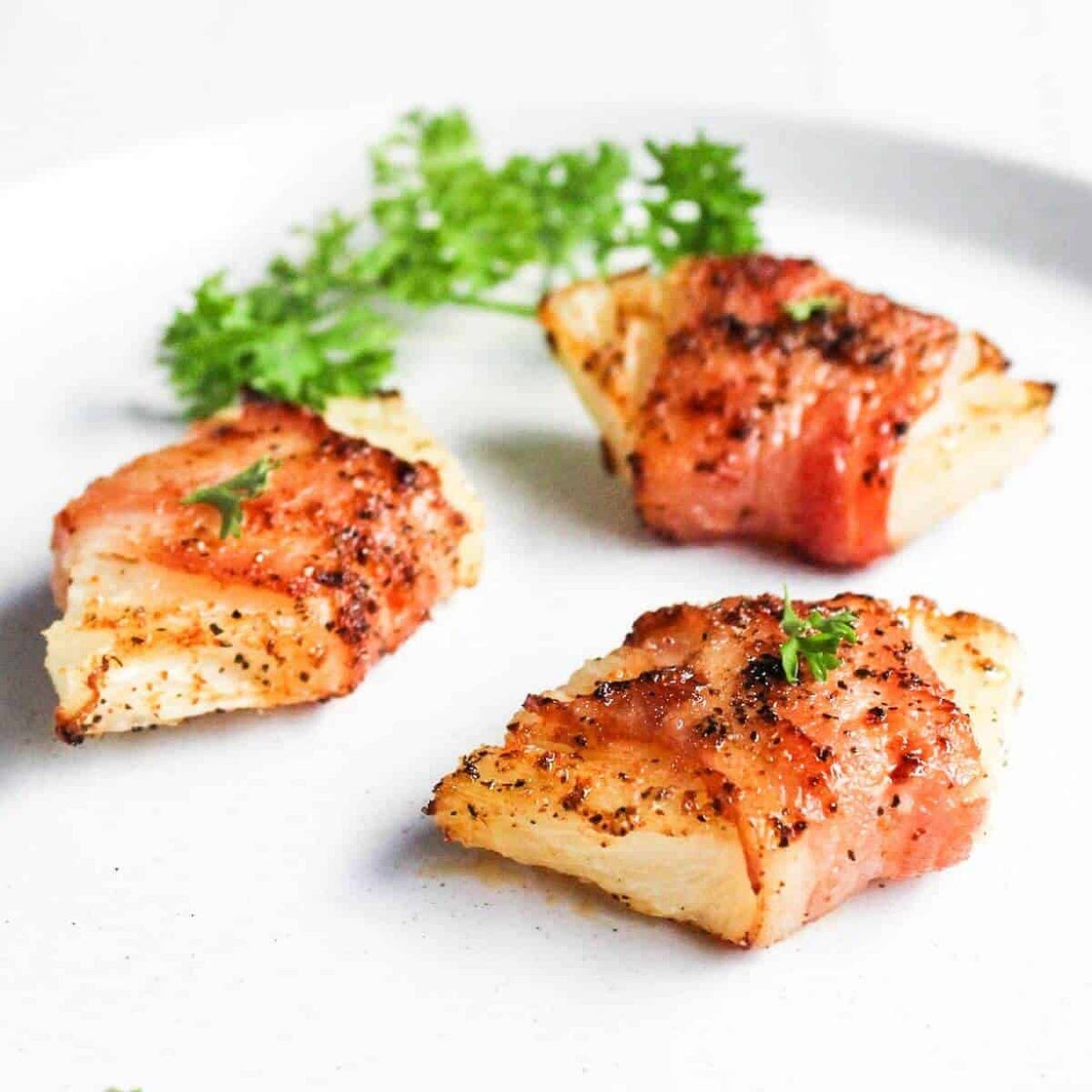 Bacon-Wrapped Pineapple in Air Fryer