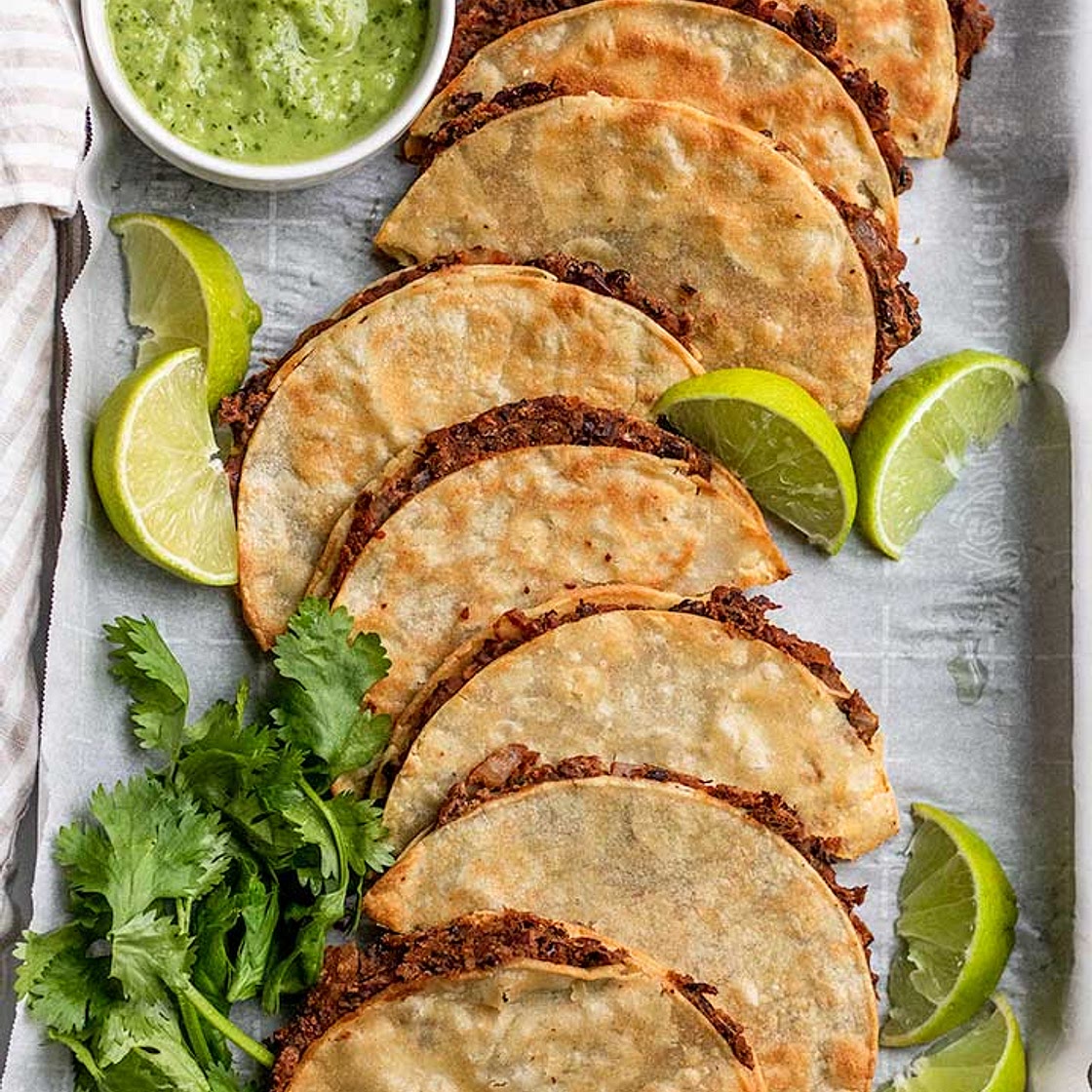 Crispy Black Bean Tacos