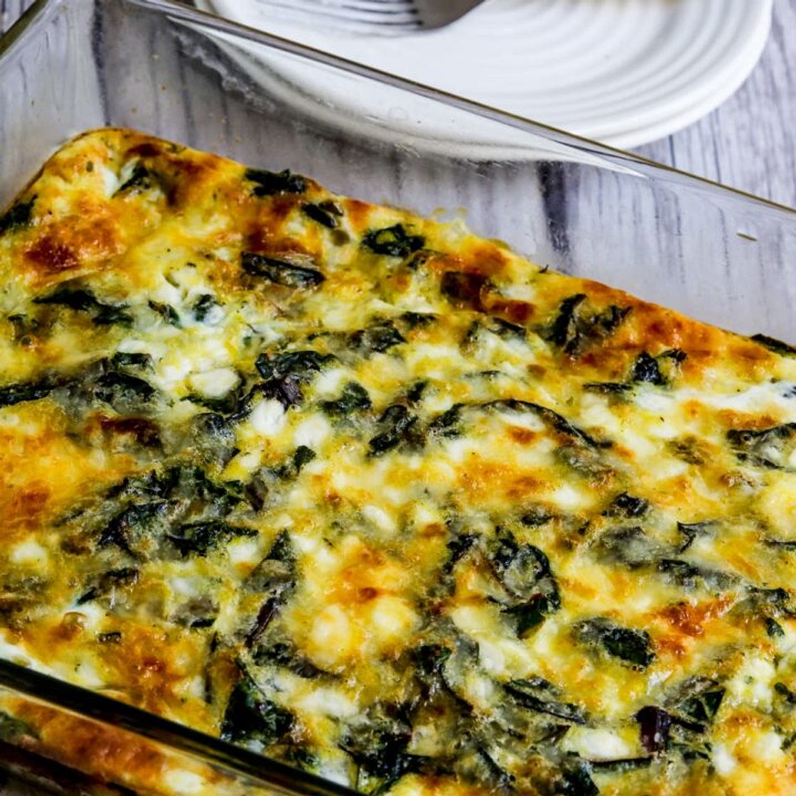 Swiss Chard Egg Bake (with Cottage Cheese)