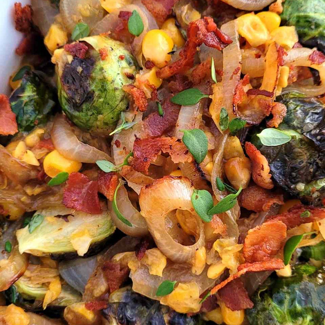 Southern-Style Brussels Sprouts with Lardons