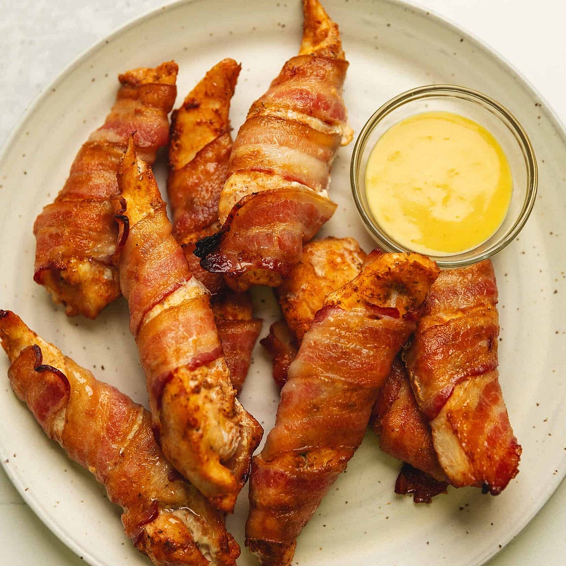 Bacon Wrapped Chicken Tenders Recipe - Air Fryer or Baked