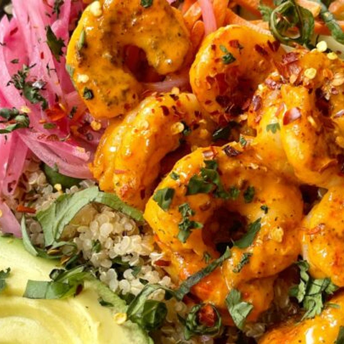 Peri Peri Shrimp Bowls